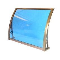 투명어닝 고정식어닝 PVC 천막 처마 비가림막 비막이 천갈이 차광막 차양막 현관 어닝, 벽 120cm에 대해 60 늘이기