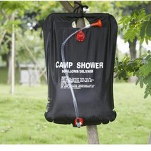 캠핑용 휴대용 야외용 간이 샤워기 차박 샤워 물통, 초록원숭이 본상품선택