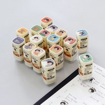 인디고 자문자답 일상 스탬프 다이어리꾸미기(다꾸 잉크 내장 만년스탬프), 13 잠이오냥~