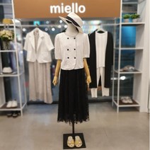 미엘로 [미엘로] 더블단추 블라우스 MM16BL113FF NC송파점