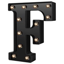 LED 알파벳 이니셜 조명 인테리어 무드등, F