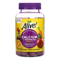네이처스웨이 Alive Calcium Vitamin D3 구미 60개, 1개, 기본