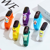 26종 캐릭터 터치스크린 어린이 LED 전자시계 생활방수 아동용 스마트워치