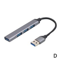 usb 3.0 허브 멀티포트 하드 도킹스테이션 미니 확장 포트 . . 데이터 알루미늄 울트라 슬림 스테이션 스플리터 휴대용, USB 회색