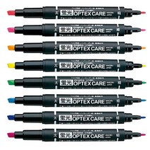 제브라/옵텍스케어형광펜 1갑10입/WKCR1, WKCR1-Y/옐로우, 1