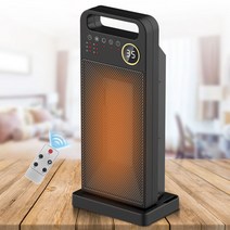 mailadi PTC 팬히터 온풍기, 블랙