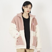 크럼프 컬러 양털 후리스 자켓 (CO0030-1) - PINK 126092