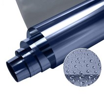 스테인드 글라스 스티커 윈도우 필름 틴트 틴팅 편도 원근 창 프라이버시 홈 오피스용 선스크린, [07] 55cm x  100cm, [05] blue silver