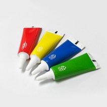 튜브 식용색소 4컬러 세트 / 색깔놀이 유아미술 촉감놀이 물감 스몰월드 엄마표놀이