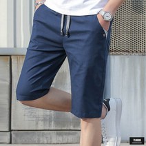 가바바 남성 바지 얇은 핏이 이쁜 여름 린넨 반바지 G50085