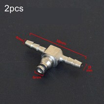 오일주입기 2 개/몫 금속 L 유형 커넥터 T 3 Bosch 인젝터 용 레일 리턴 오일 역류 파이프, 02 2pcs T Type