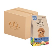 시리우스 윌 성견용 애견사료 1kg x 6팩 (1박스), 단품