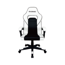 리즈너블 게이밍의자 메쉬+라텍스, MLG+ 화이트&블랙