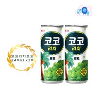 당장사자몰 롯데 코코리치포도 240ml x30입 포도캔