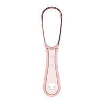 칫솔 실리콘 혀 스크레이퍼 클리너 구취 제거 코팅 구강 케어 스크래핑 브러시 청소 도구, 4.Pink