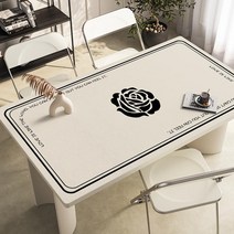 가죽 식탁매트 식탁 테이블 책상 보호필름 유리대용 가죽 방수 식탁매트, 70x140cm, D