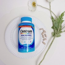 센트룸 포맨 250정 대용량 종합비타민 Centrum for Men 250Tablets, 남성 250 정, 1개