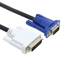 넥시 DVI-I to RGB(VGA) 케이블 1.5m/NX477/DVI-I(24+5) PC 입력-RGB(VGA) 모니터 출력/WUXGA