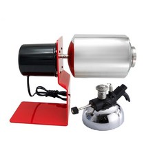 커피로스터 로스팅기 110V 220V 스테인레스 스틸 커피 로스터 콩 구이 기계 땅콩 곡물 견과류 호두 베이킹, 가스 렌지가 있는 110V