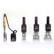 불박기 스탬프 불도장 프레스 인쇄 금박기 열 새기기, 더블 핸들 1000W 10-13cm