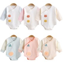 패치곰 아보카도 배냇저고리형 유아 바디슈트 204595