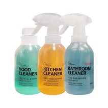 더홈샵 홈 클리닝 3종 세트 다목적 크리너 기름때 찌든때 묶은 청소 세정제540ml