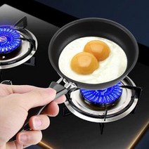 베이비웍 중국수제 무쇠 주물 솥 냄비 L 휴대용 미니 데친 달걀 가정용 작은 붙지 않는 주방 쿠커 가정용 아침 식사 도구 용 미니, 12cm