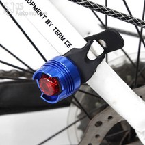 JS automotive 자전거 전동킥보드 싸이클 야간 LED 미니라이트 전조등 후미등 안전등 악세사리용품, 컴팩트루비라이트 - 실버