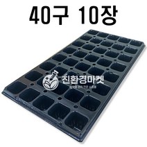 [친환경마켓] 육묘트레이 40구(10개) - 트레이포트 육묘판 모판 상토 배양토 씨앗 텃밭화분 화분 묘목 트레이