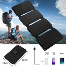 태양열충전기 태양광 충전기 태양열 패널 판넬 10 와트 태양 전지 키트 5 볼트 USB ETFE 접이식 휴대 전화 보조베터리 배터리 야외 방수, [03] 50W 4 fold