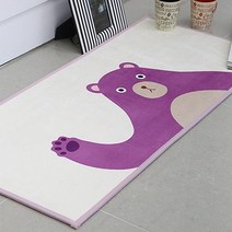자체제작 곰 극세사 주방매트
