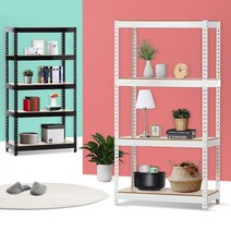 매장 창고정리 재고보관 철제 조립선반 약국 슈퍼마켓 디스플레이 디피용 빵집 진열대, JSR 독립2단 블랙 150cm 100x30cm