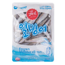 알배기 열빙어 시사모 특대 1kg 약 50마리, 2팩
