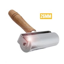 차징샵유통 가죽 엣지 쇠롤러 공예 본드접착 본딩 폭26MM, 1개