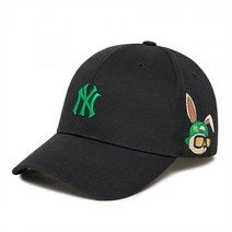 (국내매장 정품) MLB 래빗 스트럭쳐 볼캡 NY (Black)
