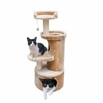 유로펫 캣타워 점프 크림, 1, 상세페이지 참조