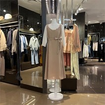 데이텀 SH01 배색스티치원피스(베이지) DAOW22T30