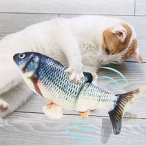춤추는물고기 움직이는 생선 물고기인형 고양이장난감 산천어 흰동가리 잉어 파닥 파닥 움직이는 춤추는 물고기 생선인형
