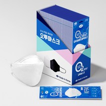 오투미세먼지방역마스크 국산 KF94 화이트 대형 1매입 100개