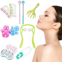 셀프 마사지기마사지볼 핸드안마기 어깨마사지기 등안마기 수동안마기 발마사지기 손마사지기, 24)웰빙 스트레칭로프(색상랜덤)