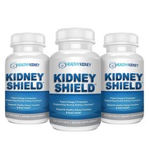 Kidney Shield 120 캡 정상적인 신장 기능을 지원하는 보충제 건강을 클렌즈 오메가3 171716, 40 Count (Pack of 3)