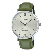 CASIO 카시오 남자 MTP-VT01L-3B 메탈 밴드 손목 시계
