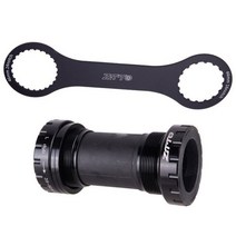 ZTTO-자전거 BSA DUB 하단 브래킷 밀폐형 베어링 영어 스레드 68 73mm 쉘 28.99mm 스플라인 축 MTB 도로, BSA-DUB BK and tool