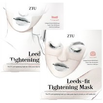 ZTU 제트티유 리즈핏 타이트닝 콜라겐 석고 마스크 팩 페이스 5매+턱 5매, ZTU 석고 마스크 페이스 5매+턱 5매, ZTU페이스5+턱5