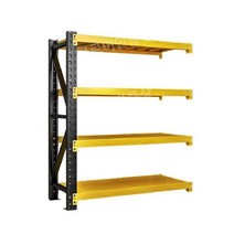 중량랙 적치대 창고랙 스태킹랙 앵글 랙선반 파이프렉 파레트렉, 노랑4단 서브프레임