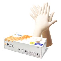 크린가드 44500 G10 식품용 라텍스글러브 소형(S), 1개, 100매