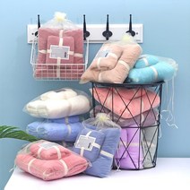 수건 답례품 세면 타월 샤워 2P 세트 호텔 타올 핸드 판촉 선물 기념 기념품 수물 목욕 칠순 홍보, 그레이