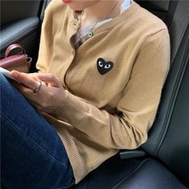 한국 스타일 니트 가디건 긴 소매 루즈한 슬리밍 보터밍 스웨터 2022 년 가을 및, 02 Khaki color_02 M
