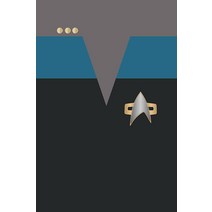 Star Trek Voyager Science Commander Notebook: Starship Blue Uniform - Paperback 120 Blank Lined Page