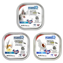 포르자 강아지 처방 습식캔 더모 오토 레날 100g, 더모(피부) 100g